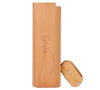 2-Finger Classy Cedar Case,Portable Travel Carry Box,Craftmanship Gift For Boss,Husband,Boyfriend,Men,Father