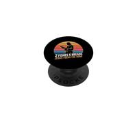 2 Fishes 5 Breads Jesus Feeds The 5000 Christian Bible Verse PopSockets PopGrip Adhesivo