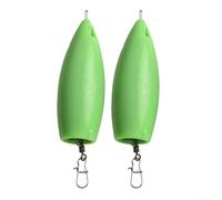 2 flotadores de carpa para control de distancia de pesca con flotador superior para una mejor detección de peces y colocación precisa del cebo (7,5 g)