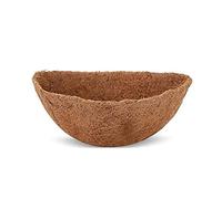 æ- 2 forros de coco para macetas, 10 pulgadas, semicircular, forro de fibra de coco para colgar en la pared, macetas de jardín