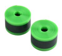 2 forros para neumáticos de bicicleta 700C 26 29 pulgadas, para composición de TPU para una mejor defensa del tubo interior (38 mm x 1.0 x 2300 mm, verde)