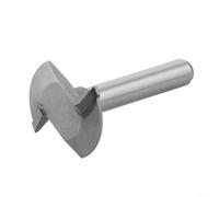 2 fresas oblicuas de fondo plano oblicuo con vástago en forma de T de 6 mm para una mayor e corte (vástago de 6,35 mm hacia adelante)