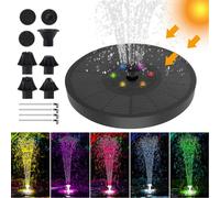 (2) Fuente solar automática para pájaros, bebedero flotante para exteriores, bomba - yvan