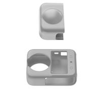 2. Funda de silicona para 360 grados, carcasa protectora ligera con protector de lente, fácil instalación, protector impermeable para el cuerpo de la cámara