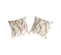 2 fundas de almohada 100% algodón percal liam 65x65 cm beige