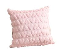 2 Fundas de Almohada Acolchadas Color Rosa con diseño Amor, ultrasuaves, for sofá Sala Estar, decoración del hogar for el Día San Valentín para Sala De Estar, Sofá(45x45cm)