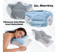 2 fundas de almohada cervical de de otoño, regalo de vacaciones para , 60X40X13Cm, hipoalergénicas, inodoras, lavables a máquina, ergonómicas para madres