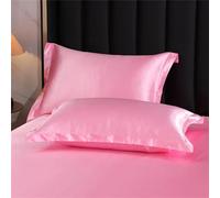 2 fundas de almohada de seda de morera natural, 100 % seda real, fundas de almohada suaves y lujosas para el cuidado del cabello y la piel, duerme mejor y despierta renovado