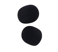 2 fundas de espuma para micrófono de estudio, color negro