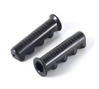 2 fundas de goma para mango de carretilla con diámetro interior de 30 mm, agarre ranurado antideslizante, tubo redondo resistente a la intemperie de repuesto para jardín, construcción, industrial (110