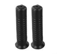 2 Fundas de Goma para Mangos Carretilla Diámetro 30mm para agarre Firme Negros Recambio Jardinería para construcción(110 x 21mm)
