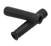 2 fundas de goma para tubos de carretilla con ranuras antideslizantes, diseñadas para absorber golpes y proporcionar un agarre seguro, adecuadas para jardín y aplicaciones (114 x 16 mm)