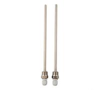 2 fundas de inmersión de rosca G1/2 de acero inoxidable para sensor de temperatura, medición térmica de alta presión (8 x 250 mm)