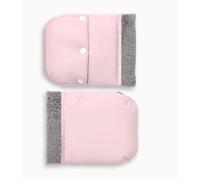 2 fundas de mango de cochecito de instalación rápida para clima frío, diseño resistente al viento, amplia compatibilidad, capa interior de forro polar suave, instalación rápida, manoplas para manubrio