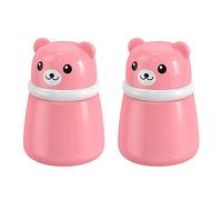 2 fundas de polvo para bebé, caja de soplo de polvo corporal con contenedor de viaje de polvo suave para polvo corporal, estuche de polvo de viaje en el hogar para polvo de talco y polvo suelto