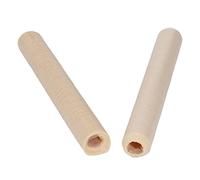 2 fundas de salchicha N 2 piezas de colágeno, secadas naturales, hechas a mano, hechas a mano, funda de perro caliente de cerdo seco, fundas de colágeno comestibles, intestinos para salchichas, finas