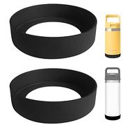 2 fundas de silicona para botas Yeti Rambler de 12 onzas y 18 onzas, protección inferior para accesorios de botella Rambler Jr de 12 onzas, apto para lavavajillas