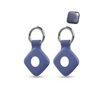 2 fundas de silicona para UGREEN FineTrack Anti-Loss Tracker, daunke Full Protection Cover (adecuado para personas mayores, mascotas, mochila, equipaje, niños, llaves), resistente a los arañazos, azul