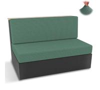 2 fundas elásticas de cojín para asientos de caravanas, fundas para tapicería de caravanas, fundas de tapicería para autocaravanas, fundas lavables para caravanas y autocaravanas, color verde