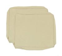 2 fundas impermeables de repuesto para sofá hechas de tela Oxford 600D, adecuadas para interiores y exteriores (beige)