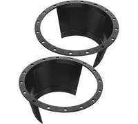 2 fundas para altavoces de coche, a prueba de salpicaduras, material de diseño para protección, diseño de componentes resistentes, compatibilidad universal, fácil proceso de instalación para estudio