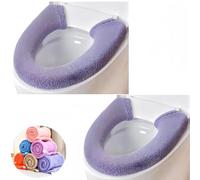 2 fundas para asiento de inodoro más gruesas, suaves, elásticas, suaves y gruesas