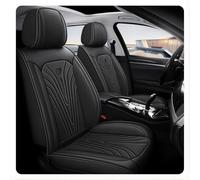 2 Fundas para Asientos de Coche, para Hyundai Tucson 2014-2025 Dobladillos Elásticos, Compatibles con Airbags Laterales, Aptos para Lavadora,A Black