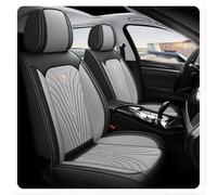 2 Fundas para Asientos de Coche, para Opel Grandland X 2017-2025 Dobladillos Elásticos, Compatibles con Airbags Laterales, Aptos para Lavadora,D Grey