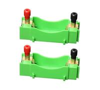 2 fundas para baterías de cámara de batería, experimento de electricidad, caja de soporte para baterías para enseñanza de física