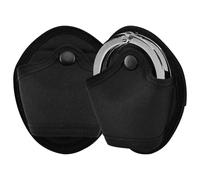 2 fundas para esposas, funda para esposas, funda de tela Oxford con parte superior abierta para cinturón de trabajo, accesorios de oficial de seguridad de policía, se adapta a esposas estándar de