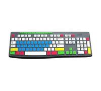 2 fundas para teclado compatibles con Logitech MK295 MK275 MK270 K200 | K260, MK200, MK260, MK260, funda de silicona para teclado, impermeable, lavable, reutilizable