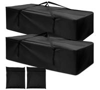 2 fundas protectoras acolchadas impermeables con 2 bolsas de almacenamiento, 173 x 76 x 51 cm, para el jardín, para guardar accesorios de jardín (173 x 76 x 51 cm)