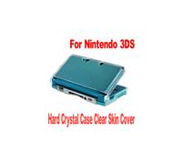 2 fundas protectoras de piel dura transparentes para la consola Nintendo 3DS N3DS