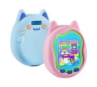 2 fundas protectoras de silicona para pantalla Tamagotchi Uni (rosa y azul)