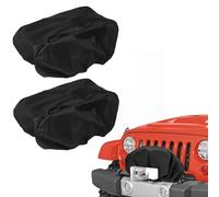 2 fundas protectoras elásticas para cabrestante de coche, 55 x 19 x 24 cm, tela Oxford 600D, cubierta resistente para cabrestante Badlands, escudo de remolque, SUV, barco