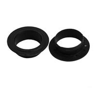 2 fundas protectoras para parte inferior de bicicleta, 24 mm, plástico, para eje de carcasa, cojinete, soporte inferior, protección contra el polvo, sin herramientas (A)