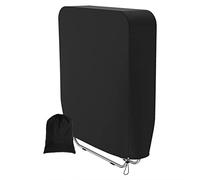 2 fundas protectoras plegables para sillas de jardín, resistentes a los rayos UV, a prueba de viento, a prueba de polvo, con bolsa de almacenamiento para muebles de jardín, tumbonas plegables (1