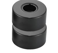 2 fundas redondas para grifo de ducha, de acero inoxidable, cubiertas decorativas para tuberías elevadas