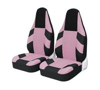 2 Fundas Universales para Asientos Delanteros Altos para Camaro 1983 Mayoría Los Coches Protectores Deportivos Cuatro Estaciones Protector Asiento(Pink)