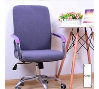 2 fundas universales para sillas de oficina, fundas para sillas giratorias de jefe, elásticas, duraderas, fáciles de instalar, protegen y mejoran la decoración de tu oficina