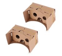 2 gafas de realidad virtual 3D de 6 pulgadas para hacer tú mismo (tablero duro para cartón)