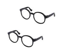 2 gafas de sol para perros pequeños, lentes transparentes, retro, accesorios para fotos, para perros pequeños, gatos, cosplay, lentes de sol para perros