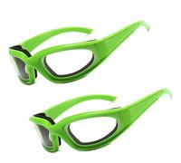 2 gafas protectoras fáciles de limpiar para cocina en preparación y limpieza de cebolla y pimienta