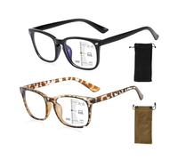 2 Gafas Y 2 Bolsas Para Gafas, Gafas Antiluz Azul, Gafas Modernas Y Sencillas, Gafas De Lectura, Bolsa De Almacenamiento Ligera Para Gafas