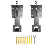 2 ganchos ajustables para elevación de campana extractora con acero laminado en frío, estabilidad mejorada y compatibilidad con modelos estándar y extendidos (versión extendida)