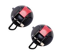 2 ganchos con ventosa, agrandar el tamaño de la ventosa y disponer de una gran fuerza de succión, para el hogar, camping, tienda de campaña, caravana, toldo, tensor de coche, y en superficies lisas