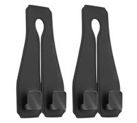2 ganchos de almacenamiento para el respaldo del asiento del automóvil, ganchos para el reposacabezas del automóvil de cuero completo para colgar tazas, paraguas, llaveros, Car Seat Back Storage Hook