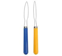 2 ganchos de botón para personas mayores, herramienta de ayuda de botones para práctica de botones para niños, extensor de botones, gancho de botón para jeans
