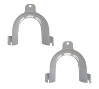 2 ganchos de manguera de drenaje en forma de U, soporte de tubo guía de manguera de drenaje en U para tuberías de fontanería de 20-26 mm de lavadoras y lavavajillas