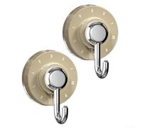 2 ganchos de ventosa con tecnología de grado industrial para artículos pesados (amarillo)